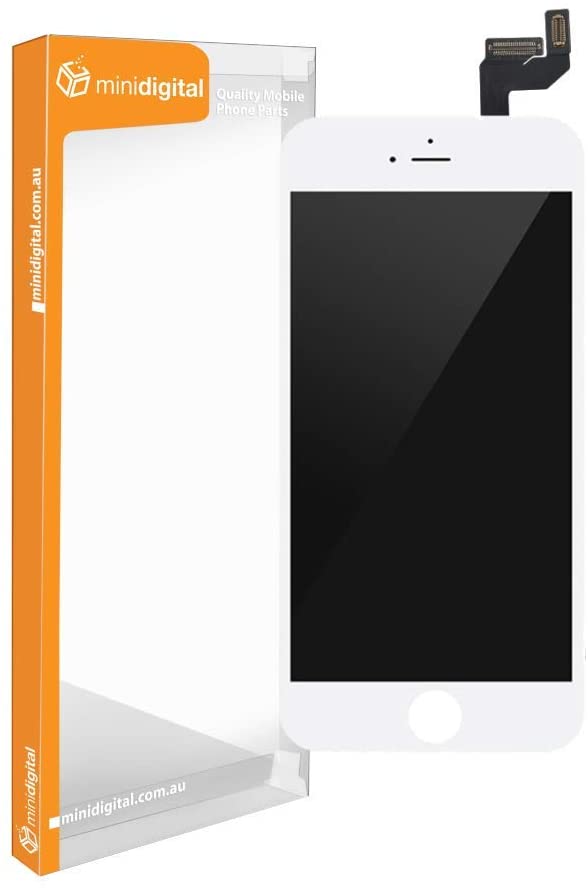 White LCD and touch screen assembly for iPhone 6 4.7" Economy Grade
