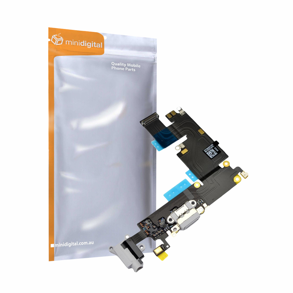 for iPhone 6s plus Charge Port USB Earphone microphone Flex white