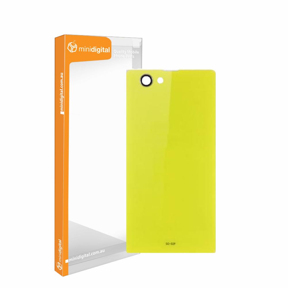 Back cover for Sony Z1 Compact Yellow