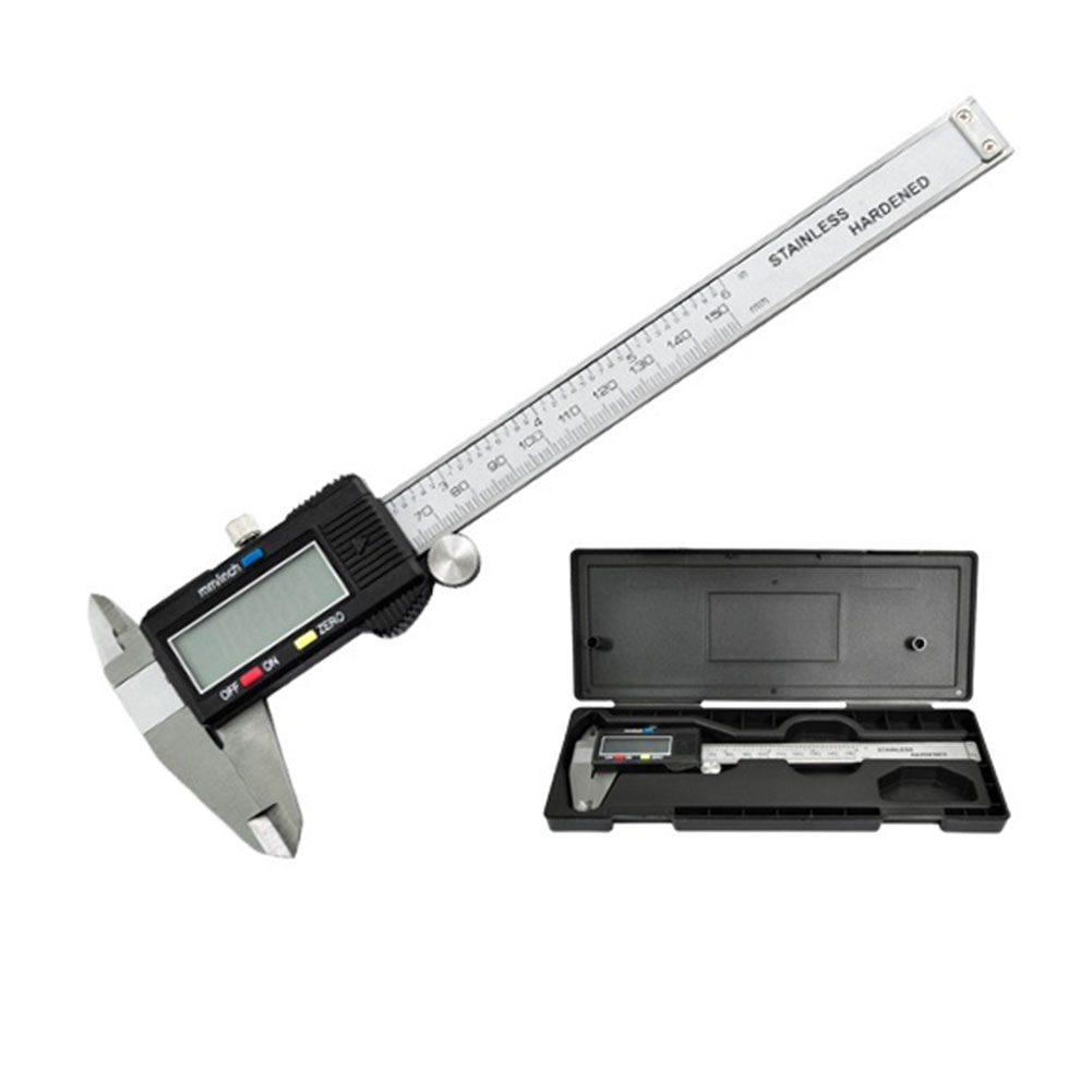 150mm 6" Stainless Steel Electronic Digital Vernier Caliper Depth Measurement