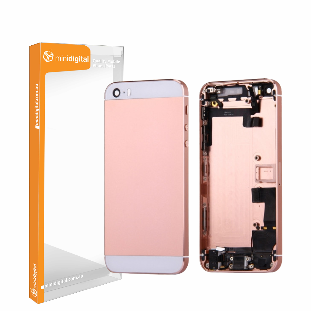 Rose Gold pink housing for iPhone 5se NO LOGOS