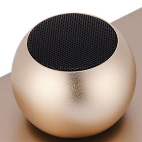 Metal Pairable Bluetooth Mini Speaker Gold