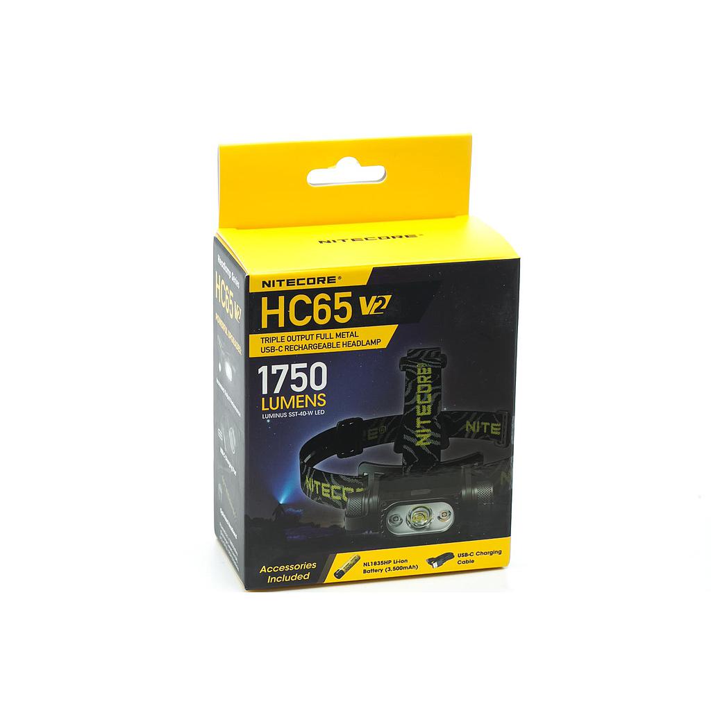 Nitecore HC65 v2 USB-C Rechargeable Headlamp 1700Lm
