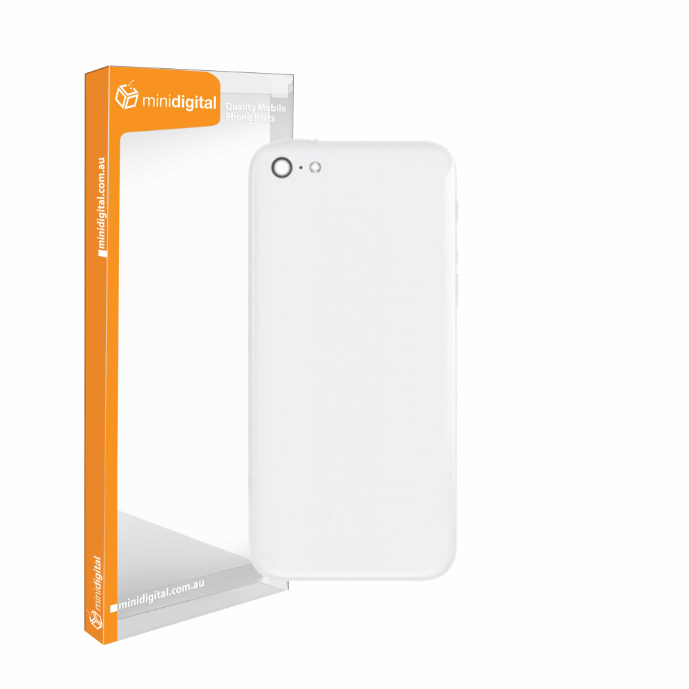 White Housing Middle Back Cover for iPhone 5C