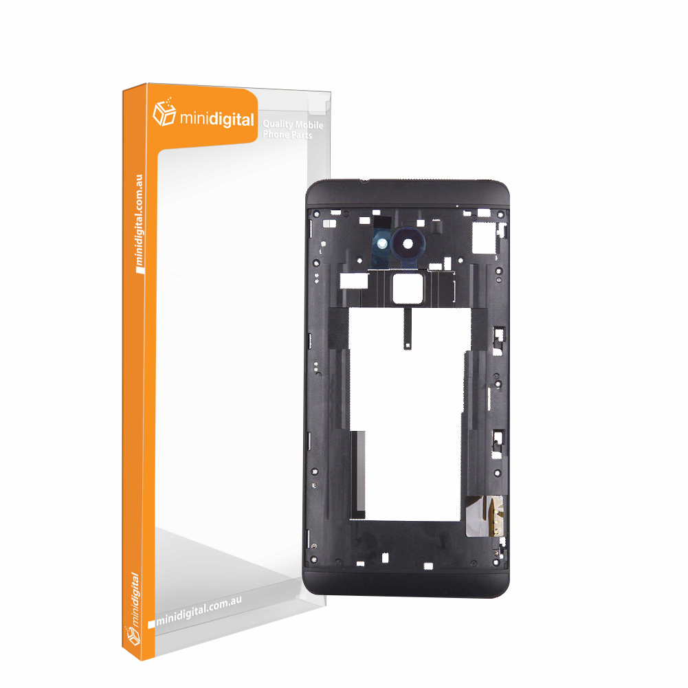 HTC One M8 Black middle frame housing chassis white