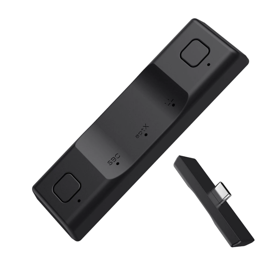 USB-C Bluetooth 5.0 Audio Transmitter Wireless Adapter AtpX LL SBC A2DP AFH HSP for Switch/PS4 for headphones